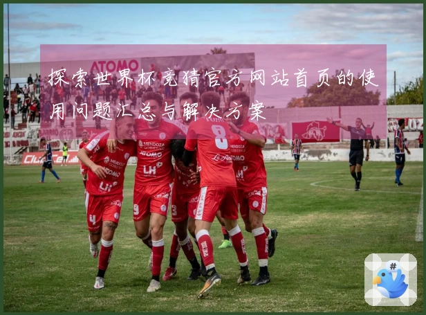 探索世界杯竞猜官方网站首页的使用问题汇总与解决方案